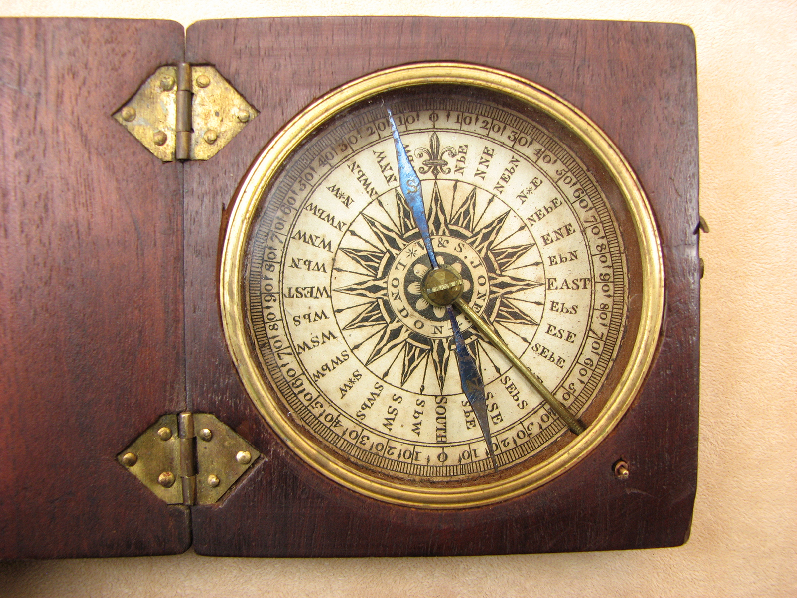 Early 19th Century Travellers Compass by W & S Jones, London